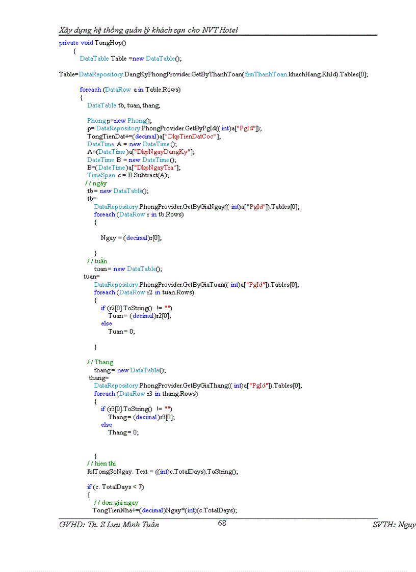 image for page Xây dựng hệ thống quản lý khách sạn cho NVT Hotel