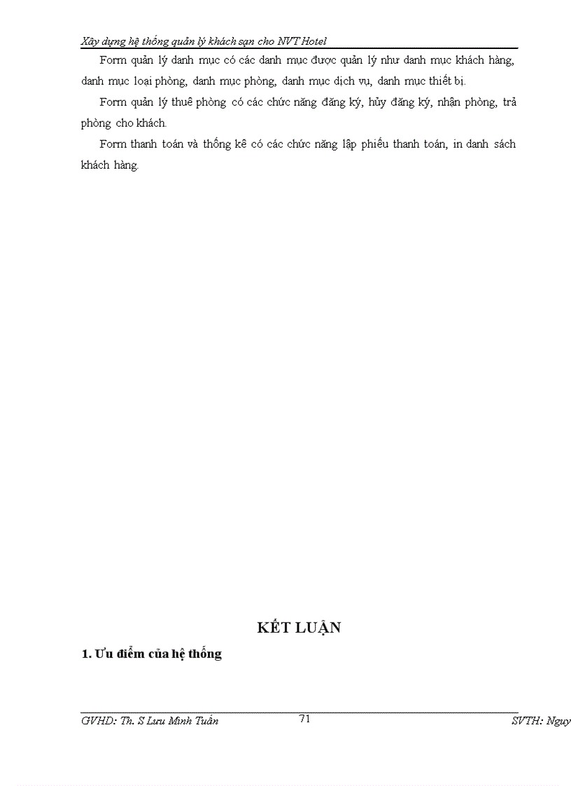 image for page Xây dựng hệ thống quản lý khách sạn cho NVT Hotel
