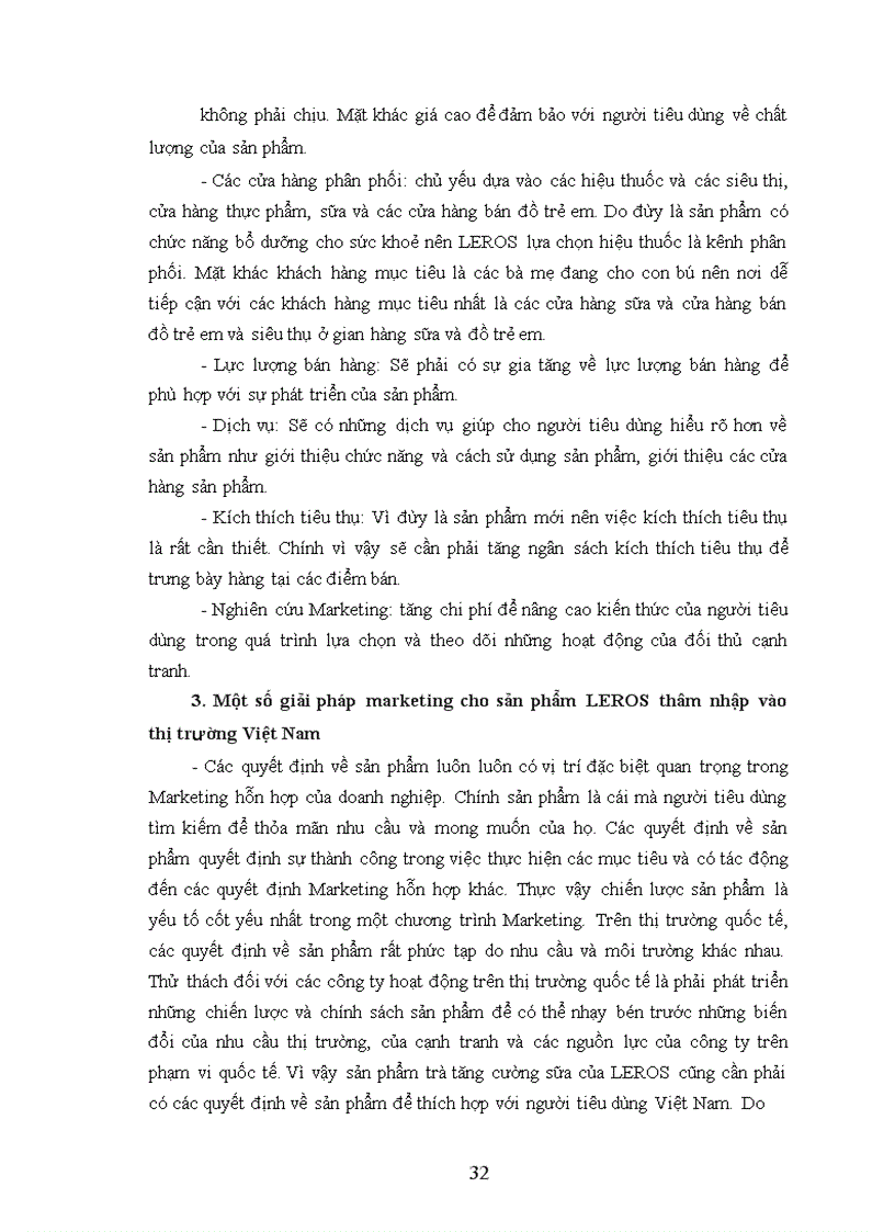 image for page Một số giải pháp Marketing cho sản phẩm trà LEROS thâm nhập vào thị trường Việt Nam