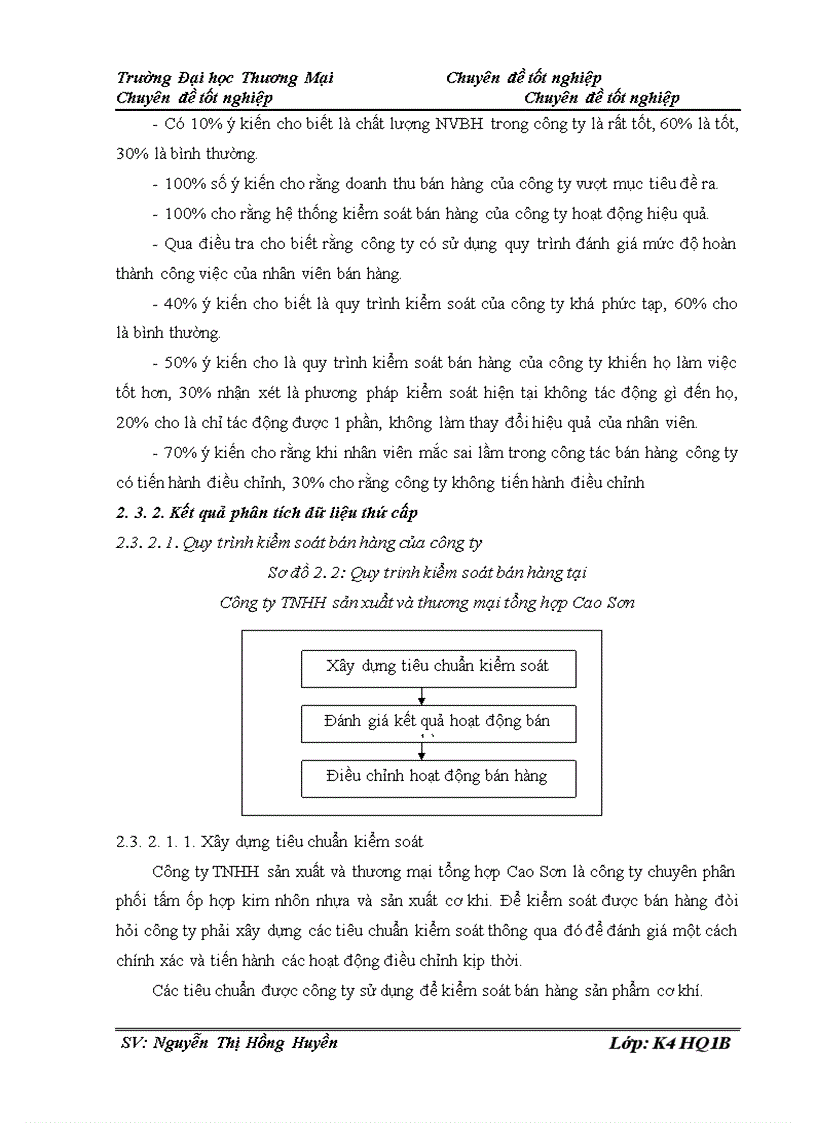 image for page Hoàn thiện công tác kiểm soát bán hàng tại công ty TNHH sản xuất và thương mại tổng hợp Cao Sơn