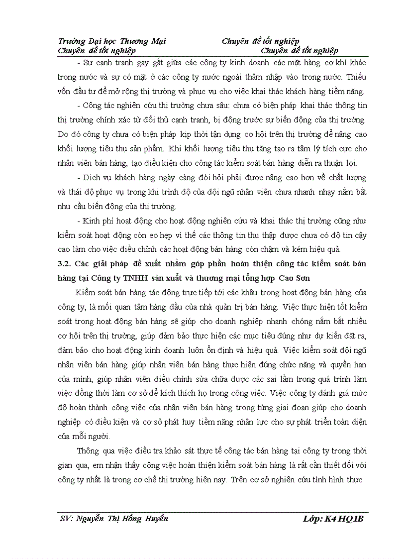 image for page Hoàn thiện công tác kiểm soát bán hàng tại công ty TNHH sản xuất và thương mại tổng hợp Cao Sơn