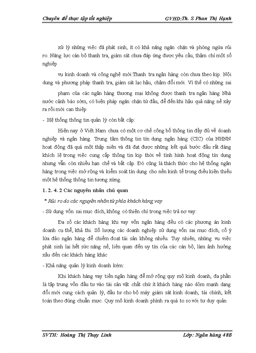 image for page Hạn chế rủi ro tín dụng tại Ngân hàng Đầu Tư và Phát Triển Việt Nam-chi nhánh Hà Tây