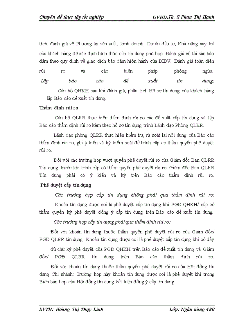 image for page Hạn chế rủi ro tín dụng tại Ngân hàng Đầu Tư và Phát Triển Việt Nam-chi nhánh Hà Tây