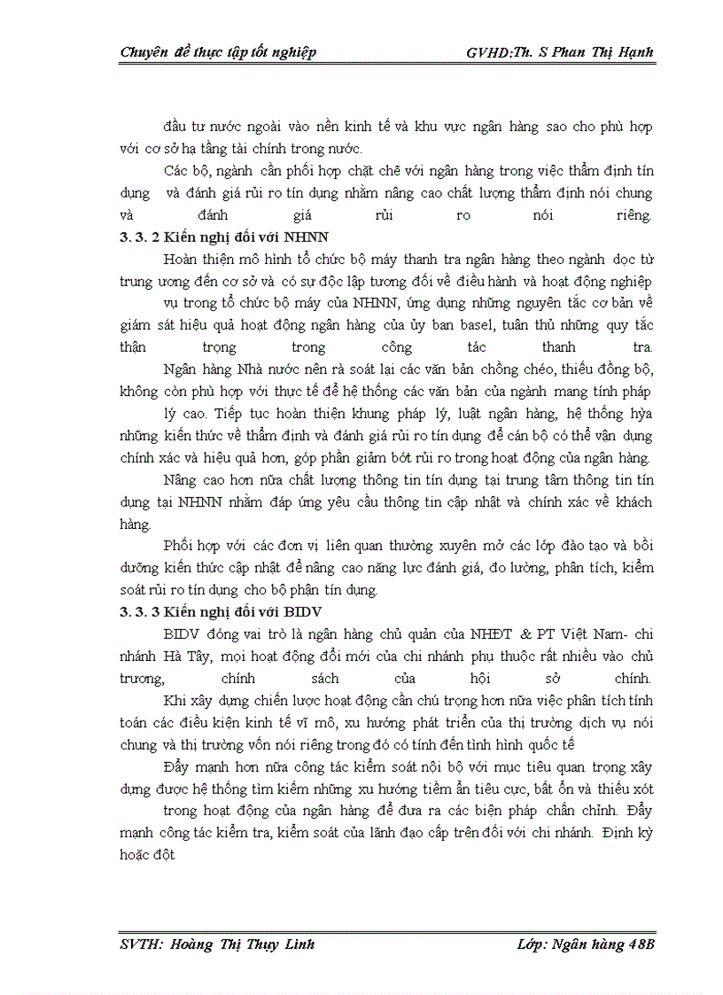 image for page Hạn chế rủi ro tín dụng tại Ngân hàng Đầu Tư và Phát Triển Việt Nam-chi nhánh Hà Tây