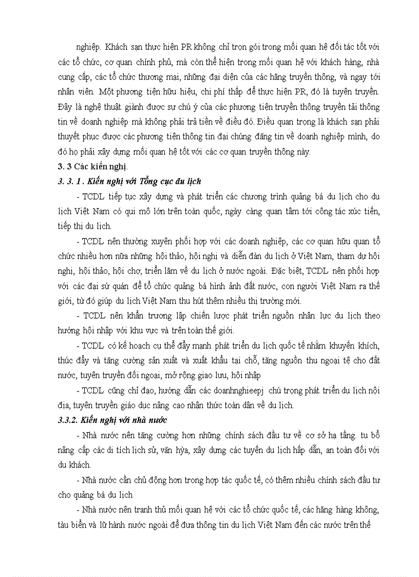 image for page Hoàn thiện hoạt động quảng cáo ở khách sạn Hạ Long Pearl