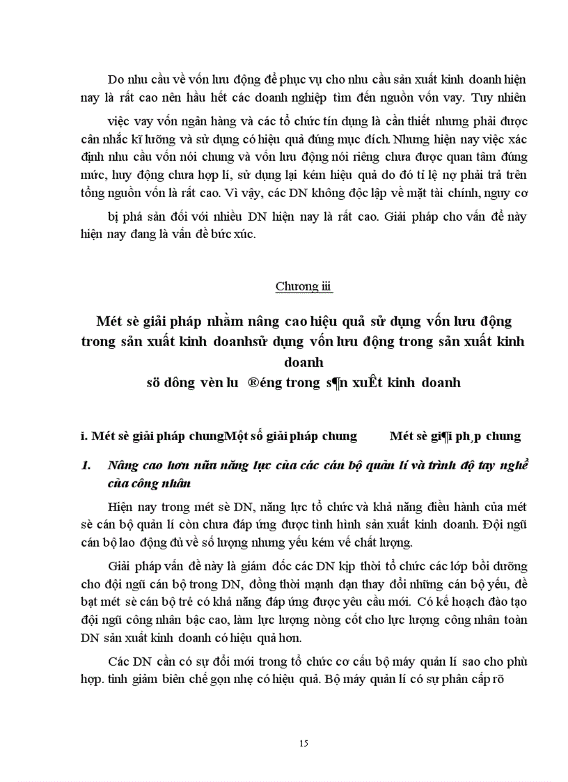 image for page Các chỉ tiêu phản ánh hiệu quả sử dụng vốn lưu động và các biện pháp để sử dụng có hiệu quả vốn lưu động của doanh nghiệp