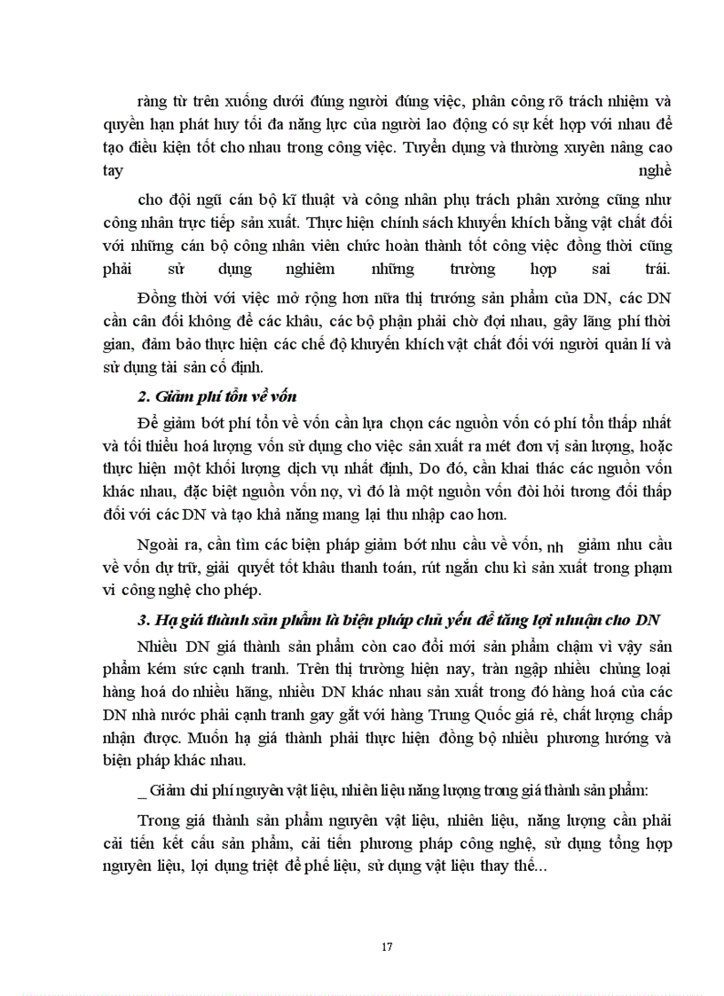 image for page Các chỉ tiêu phản ánh hiệu quả sử dụng vốn lưu động và các biện pháp để sử dụng có hiệu quả vốn lưu động của doanh nghiệp