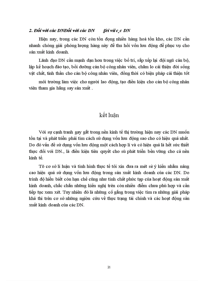 image for page Các chỉ tiêu phản ánh hiệu quả sử dụng vốn lưu động và các biện pháp để sử dụng có hiệu quả vốn lưu động của doanh nghiệp