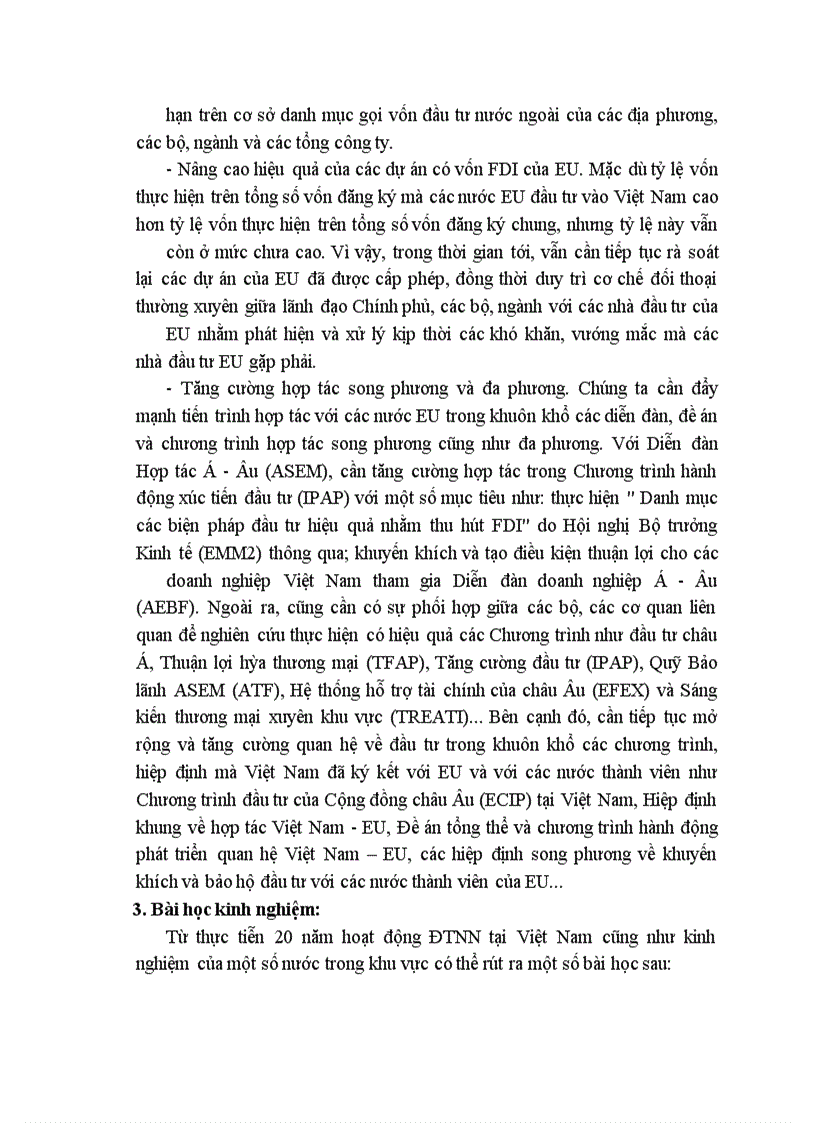 image for page Tình hình đầu tư FDI của EU vào Việt Nam