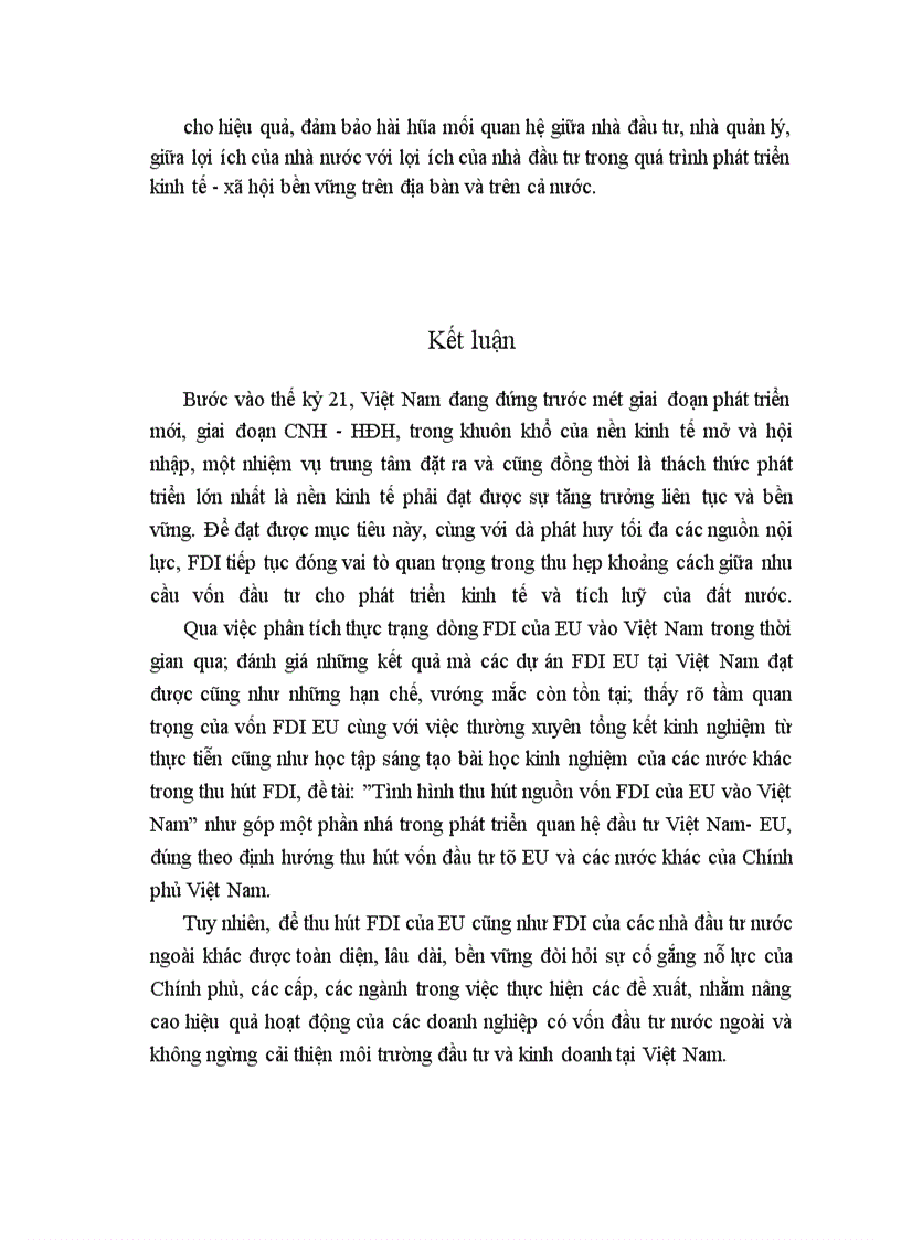 image for page Tình hình đầu tư FDI của EU vào Việt Nam