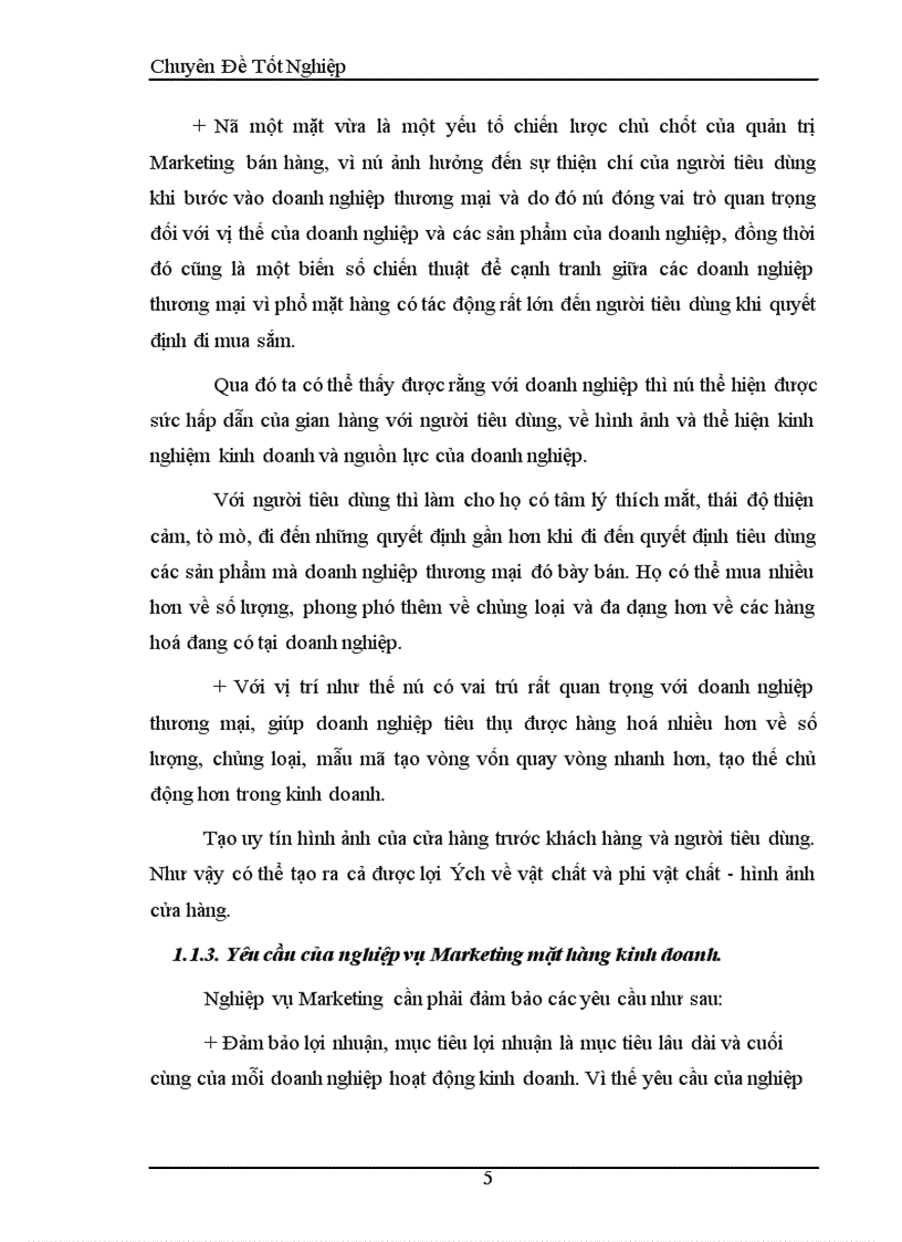 image for page Hoàn thiện nghiệp vụ Marketing mặt hàng kinh doanh tại cửa hàng thương mại 1174 đường Láng thuộc Công ty cổ phần thương mại Cầu Giấy
