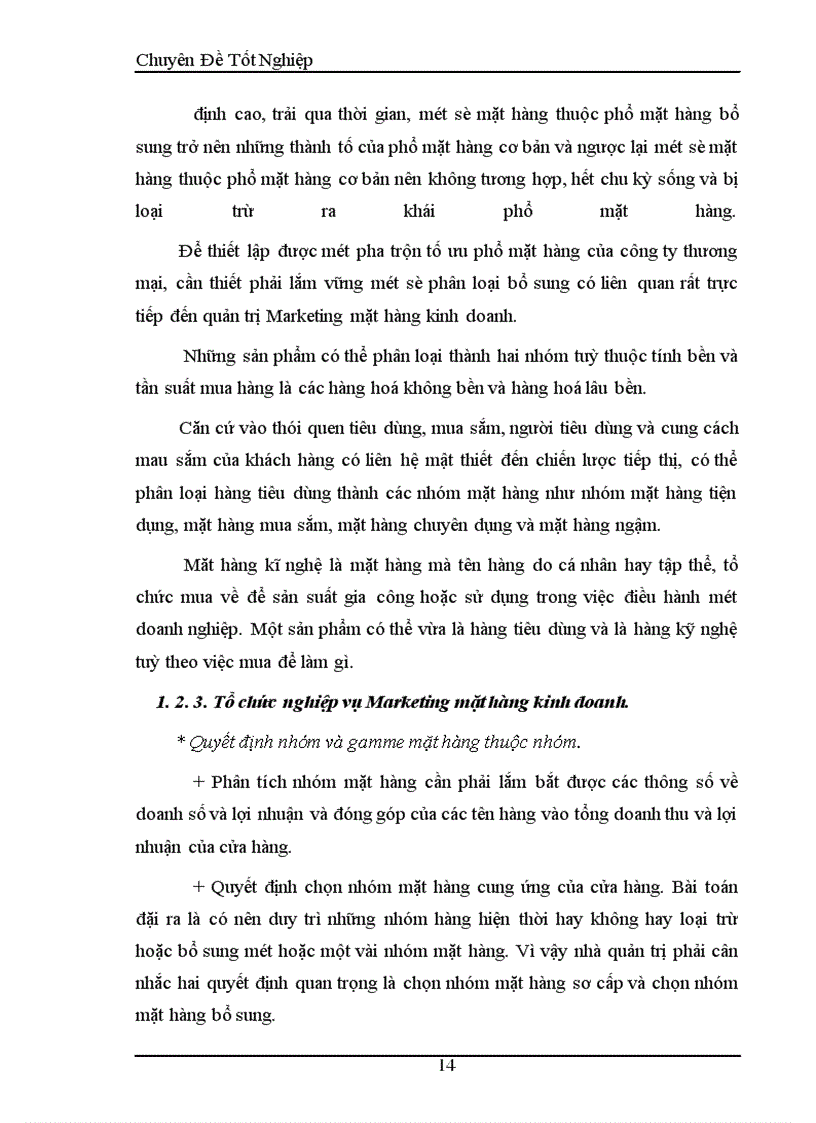 image for page Hoàn thiện nghiệp vụ Marketing mặt hàng kinh doanh tại cửa hàng thương mại 1174 đường Láng thuộc Công ty cổ phần thương mại Cầu Giấy