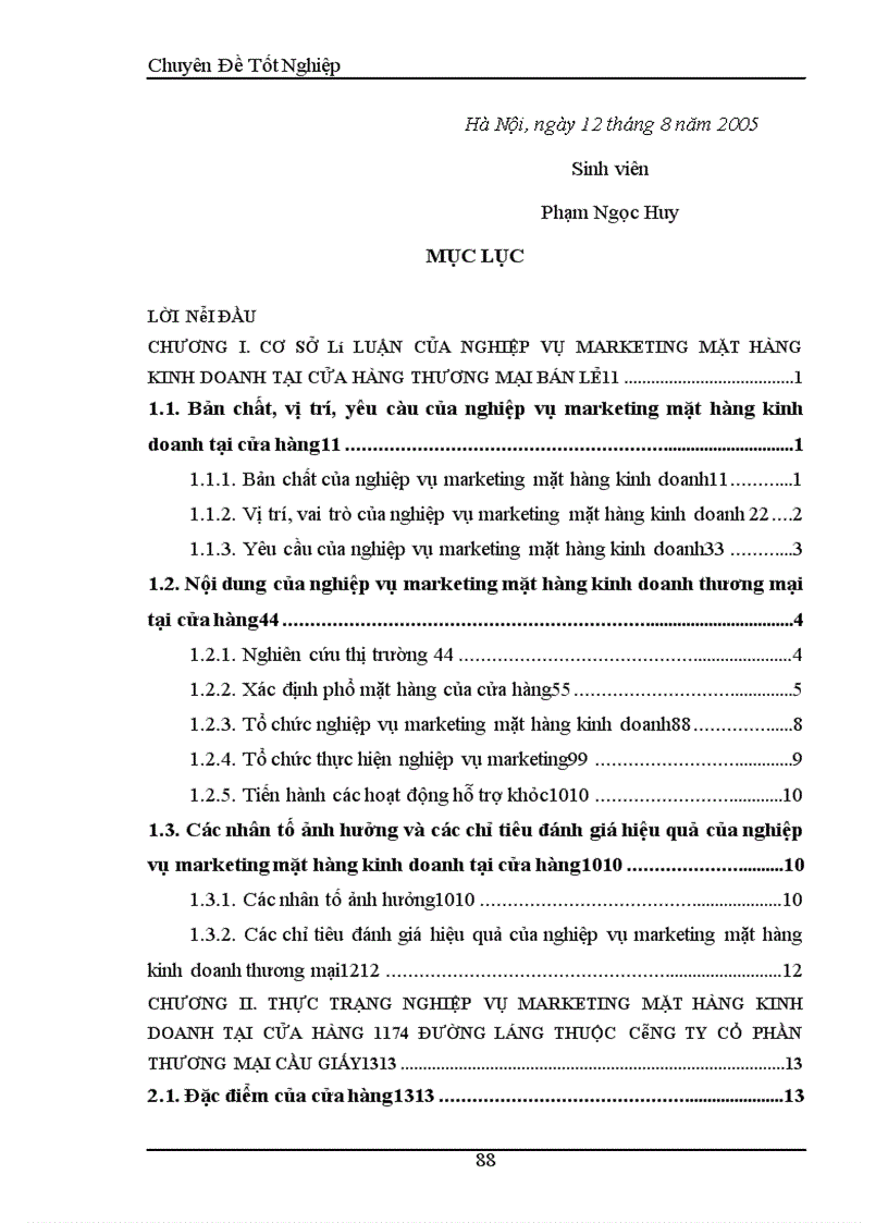 image for page Hoàn thiện nghiệp vụ Marketing mặt hàng kinh doanh tại cửa hàng thương mại 1174 đường Láng thuộc Công ty cổ phần thương mại Cầu Giấy
