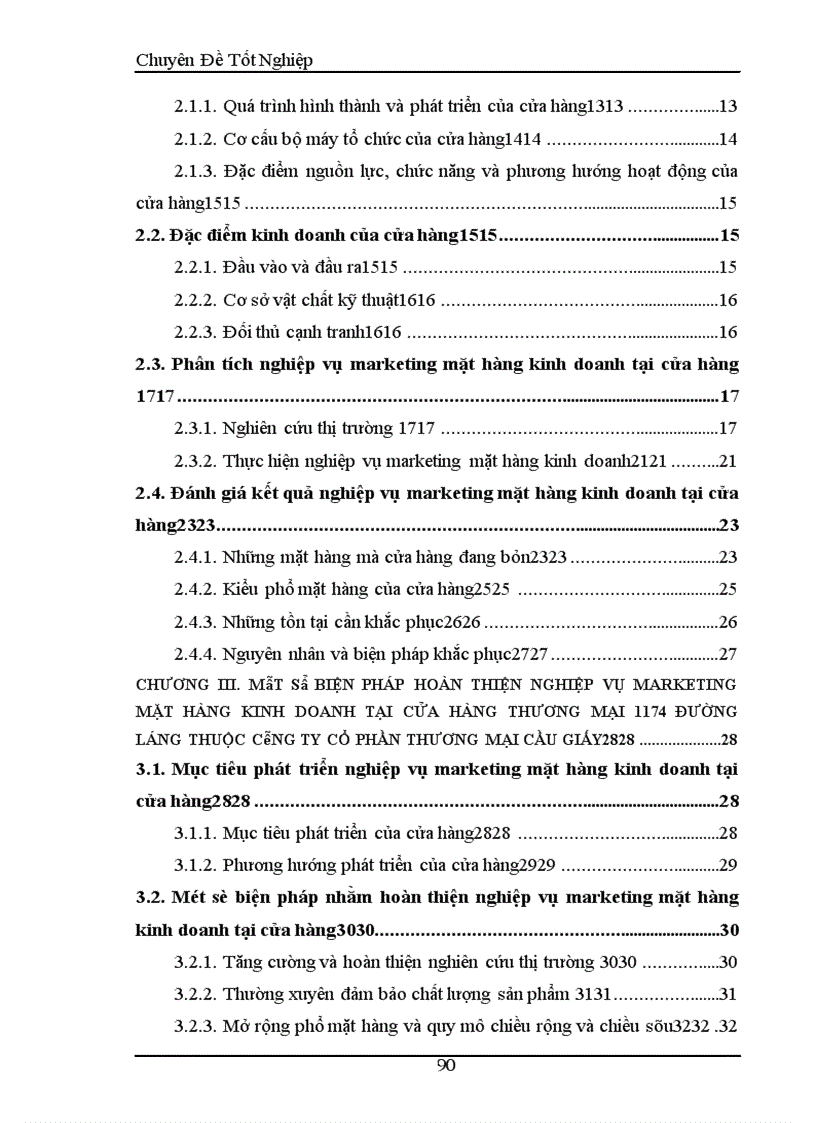 image for page Hoàn thiện nghiệp vụ Marketing mặt hàng kinh doanh tại cửa hàng thương mại 1174 đường Láng thuộc Công ty cổ phần thương mại Cầu Giấy