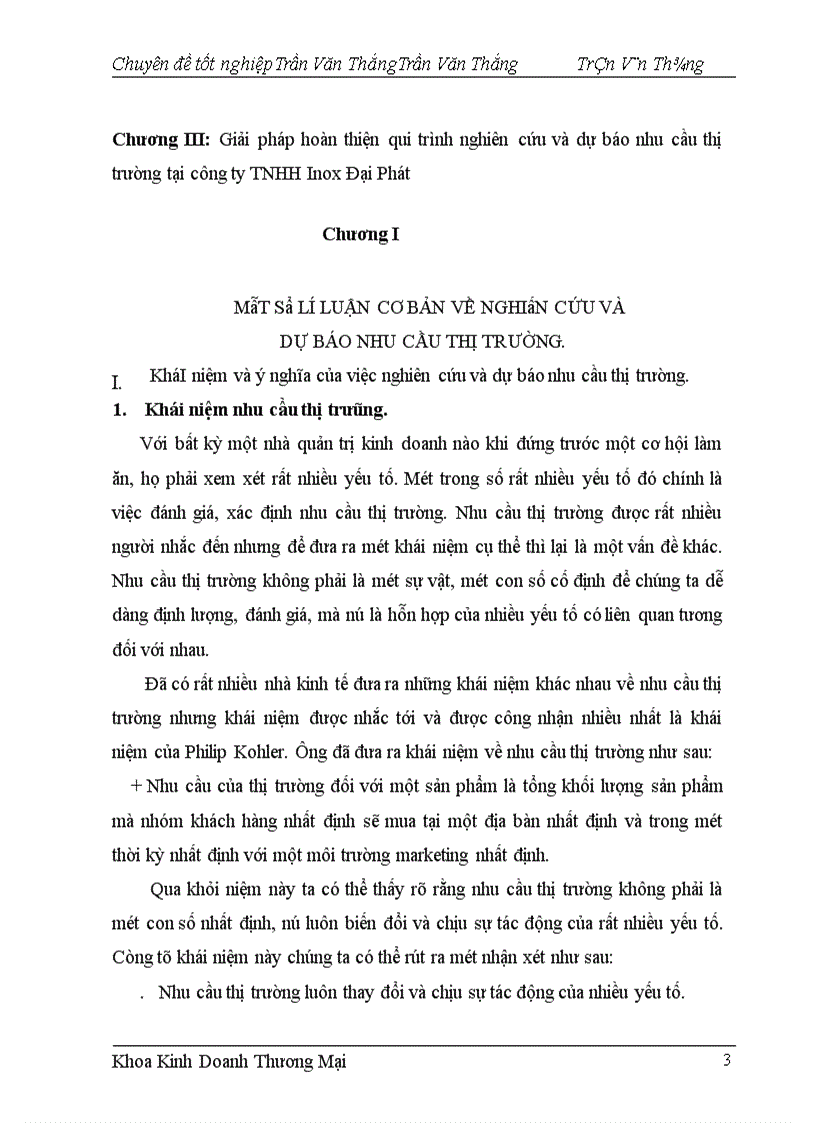 image for page Nghiên cứu và dự báo nhu cầu thị trường ở Công ty Inox Đại Phát.
