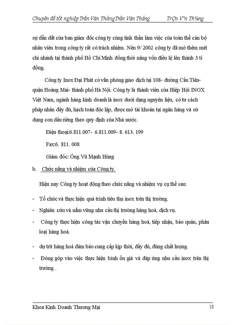 image for page Nghiên cứu và dự báo nhu cầu thị trường ở Công ty Inox Đại Phát.