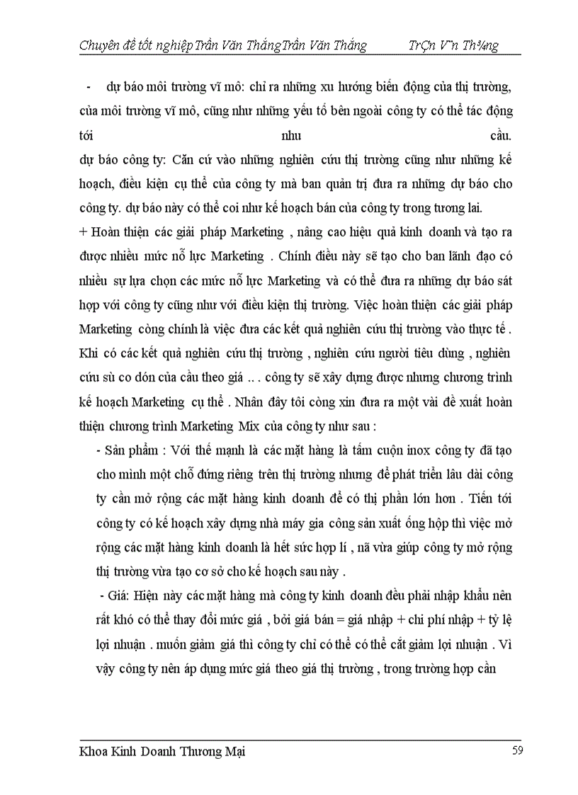 image for page Nghiên cứu và dự báo nhu cầu thị trường ở Công ty Inox Đại Phát.