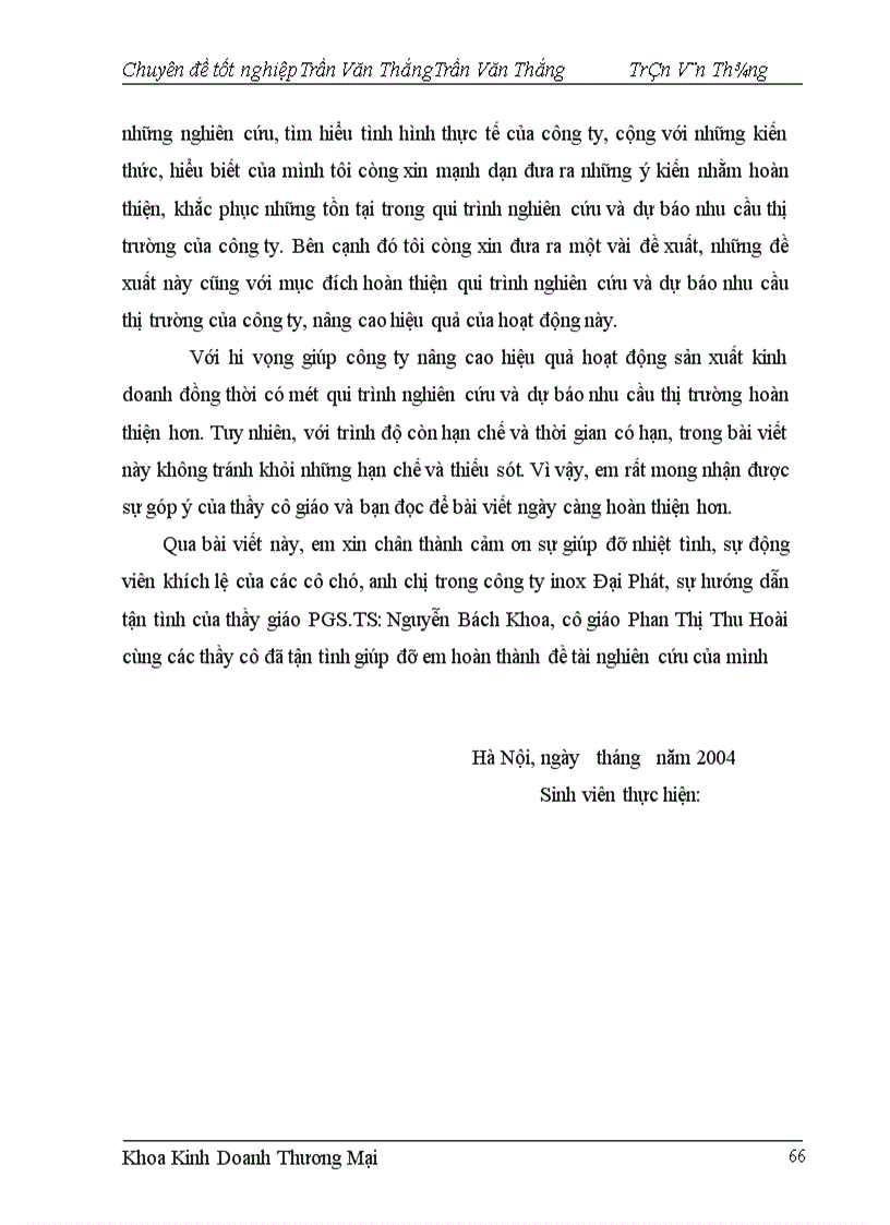 image for page Nghiên cứu và dự báo nhu cầu thị trường ở Công ty Inox Đại Phát.