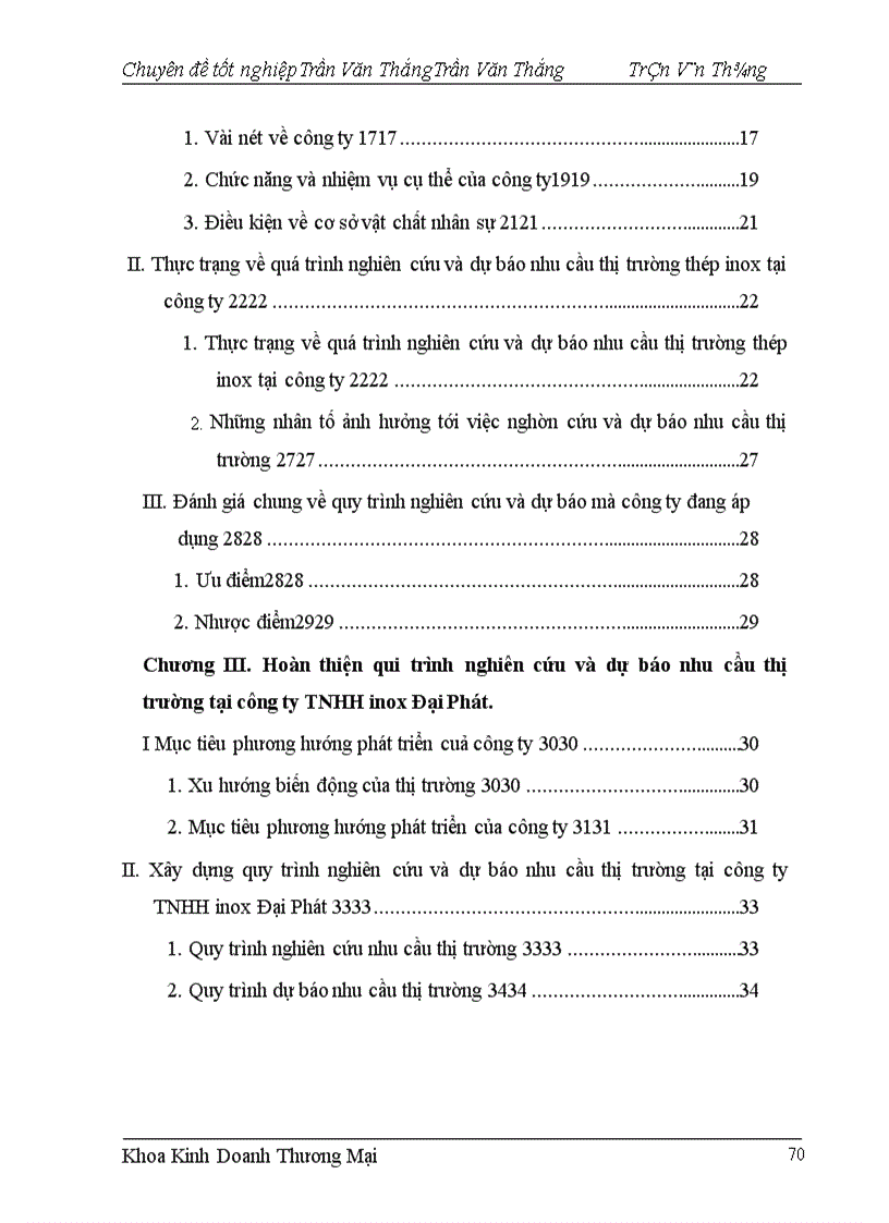 image for page Nghiên cứu và dự báo nhu cầu thị trường ở Công ty Inox Đại Phát.