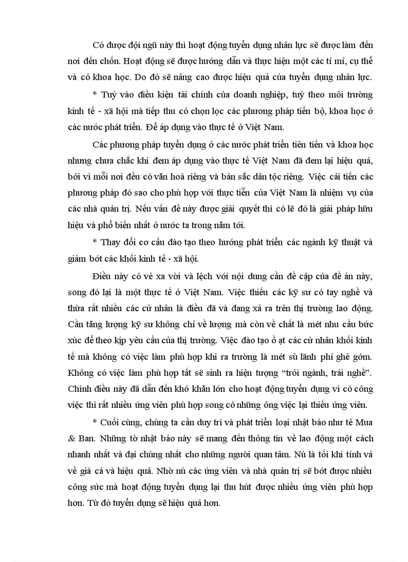 image for page Thực trạng công tác tuyển dụng tại các doanh nghiệp ở một số địa phương