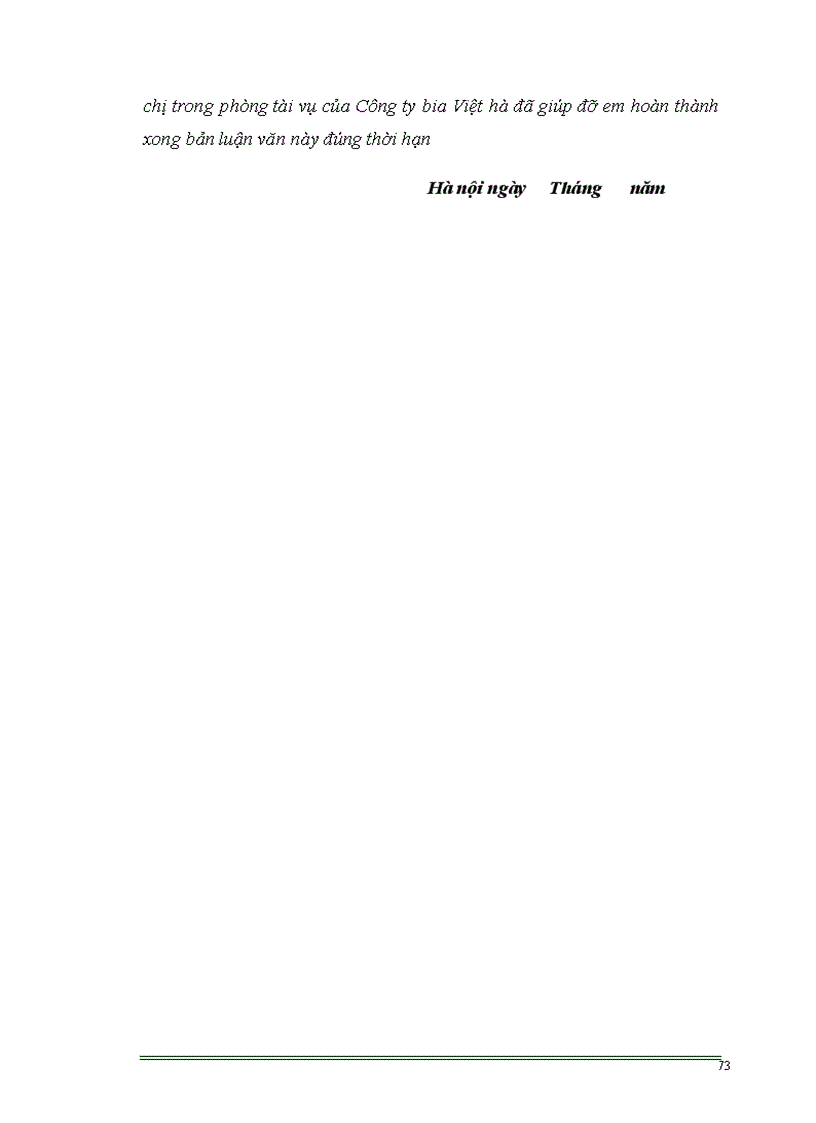 image for page Hoàn thiện tổ chức công tác kế toán vật liệu tại Công ty Bia Việt Hà