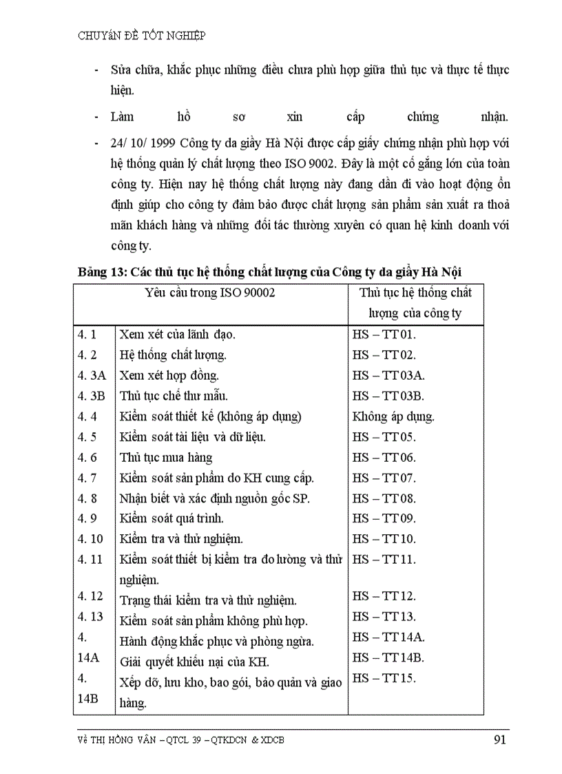 image for page Những biện pháp để duy trì và phát triển việc áp dụng hệ thống quản lý chất lượng theo ISO 9002 ở Công ty da giầy Hà Nội