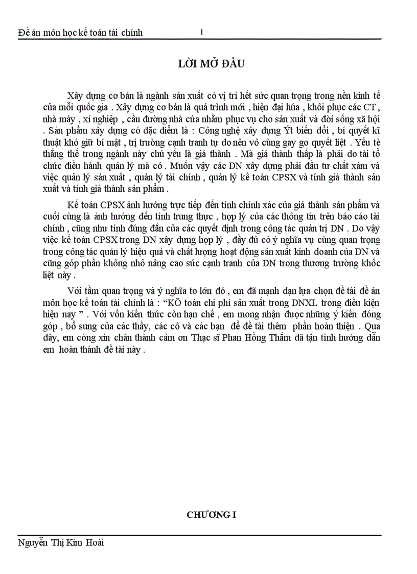 image for page Kế toán chi phí sản xuất trong DNXL trong điều kiện hiện nay