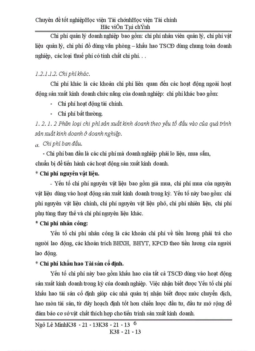 image for page Thực trạng công tác kế toán chi phí sản xuất tính giá thành của công ty Bình Minh