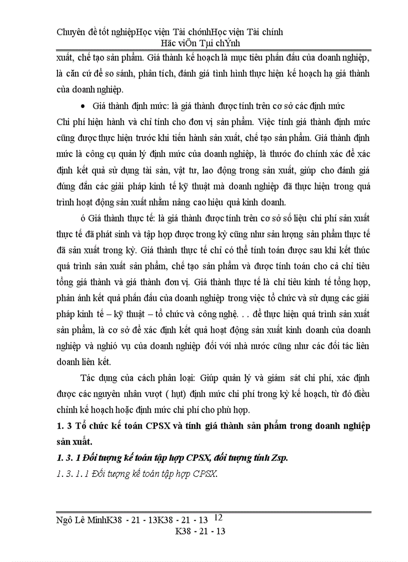 image for page Thực trạng công tác kế toán chi phí sản xuất tính giá thành của công ty Bình Minh