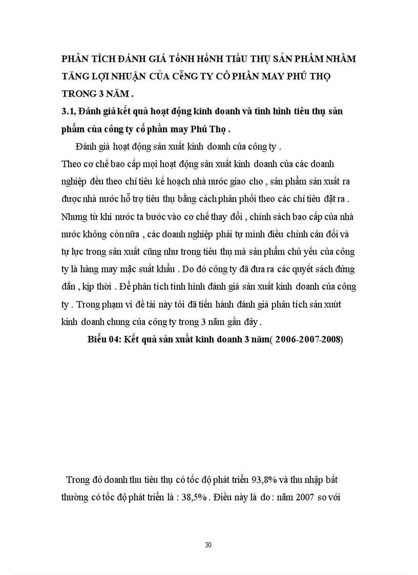 image for page Phân tích , đánh giá tình hình tiêu thụ sản phẩm nhằm tăng lợi nhuận tại công ty cổ phần may Phú Thọ