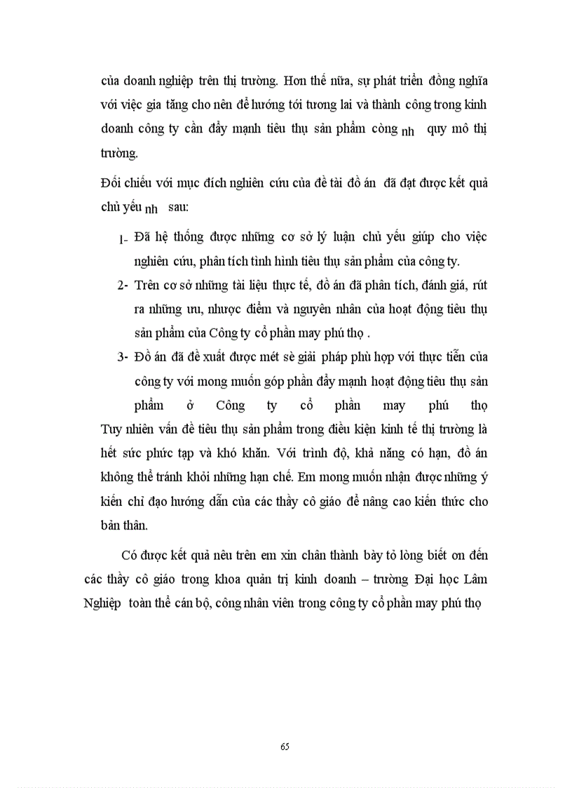 image for page Phân tích , đánh giá tình hình tiêu thụ sản phẩm nhằm tăng lợi nhuận tại công ty cổ phần may Phú Thọ