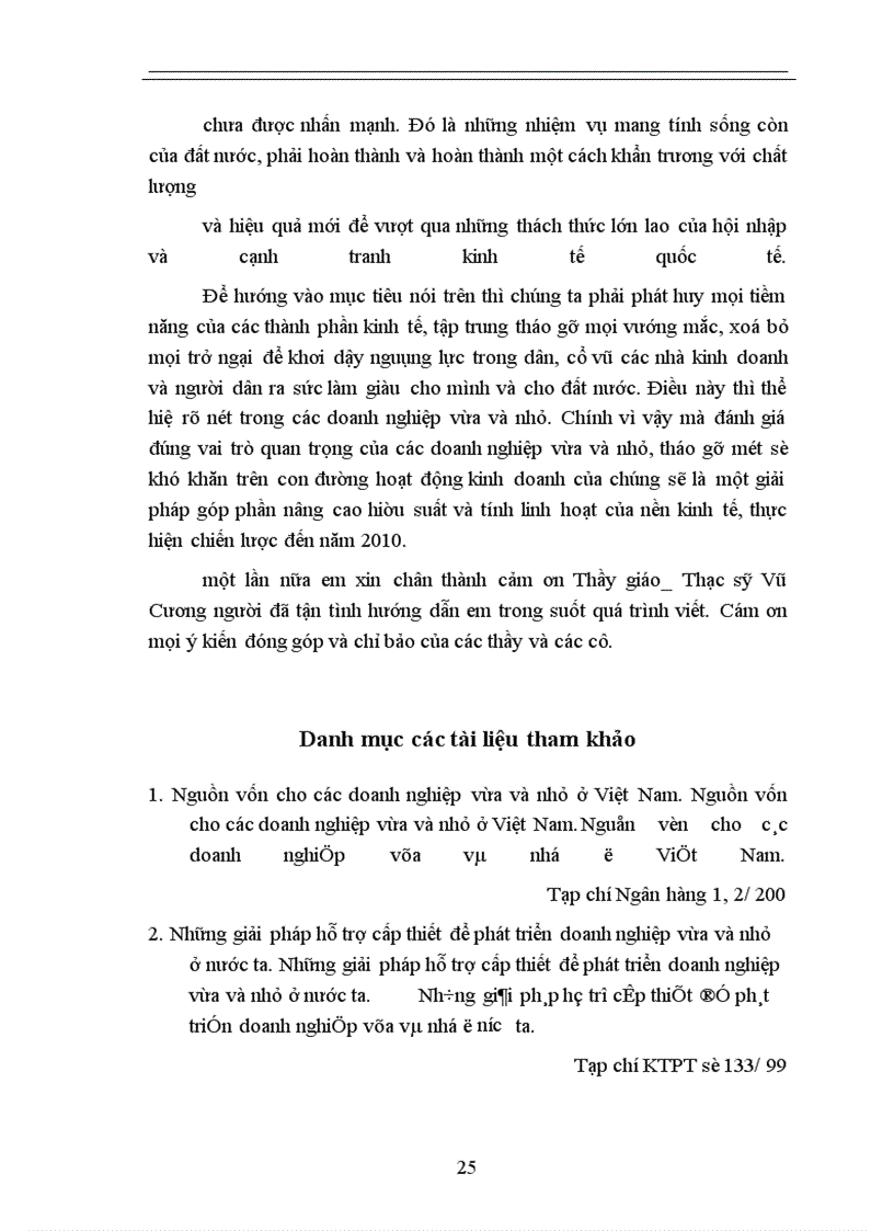 image for page Một số giải pháp huy động vốn nhằm thúc đẩy sự phát triển của các doanh nghiệp vừa và nhỏ ở Việt Nam trong giai đoạn tới (2001 - 2005)