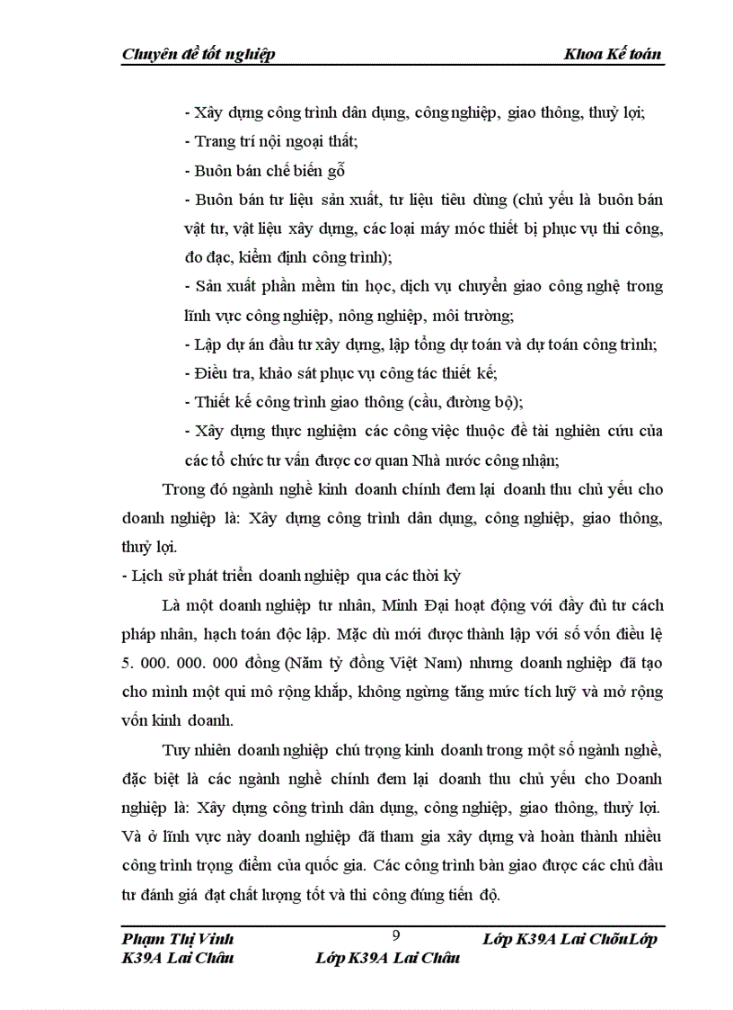 image for page Kế toán tiền lương và các khoản trích theo lương tại Doanh nghiệp xây dựng tư nhân Minh Đại