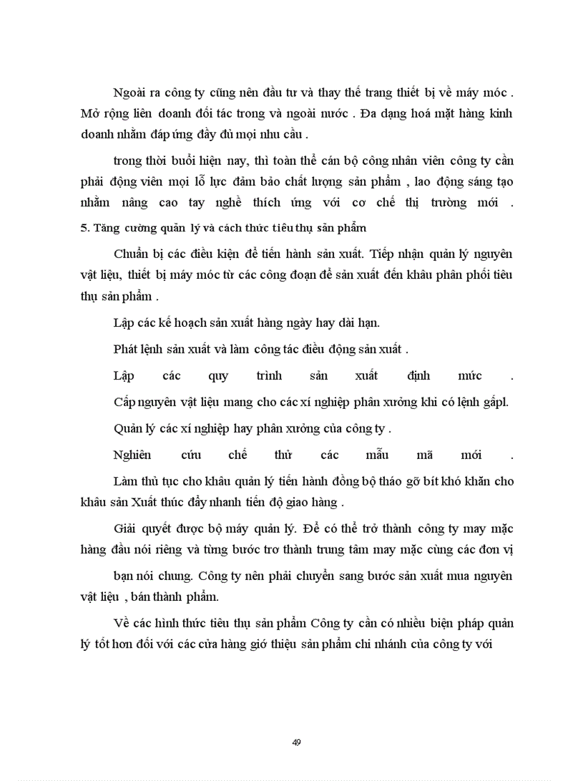 image for page Một số vấn đề về tiêu thụ sản phẩm tại công ty May Thăng Long