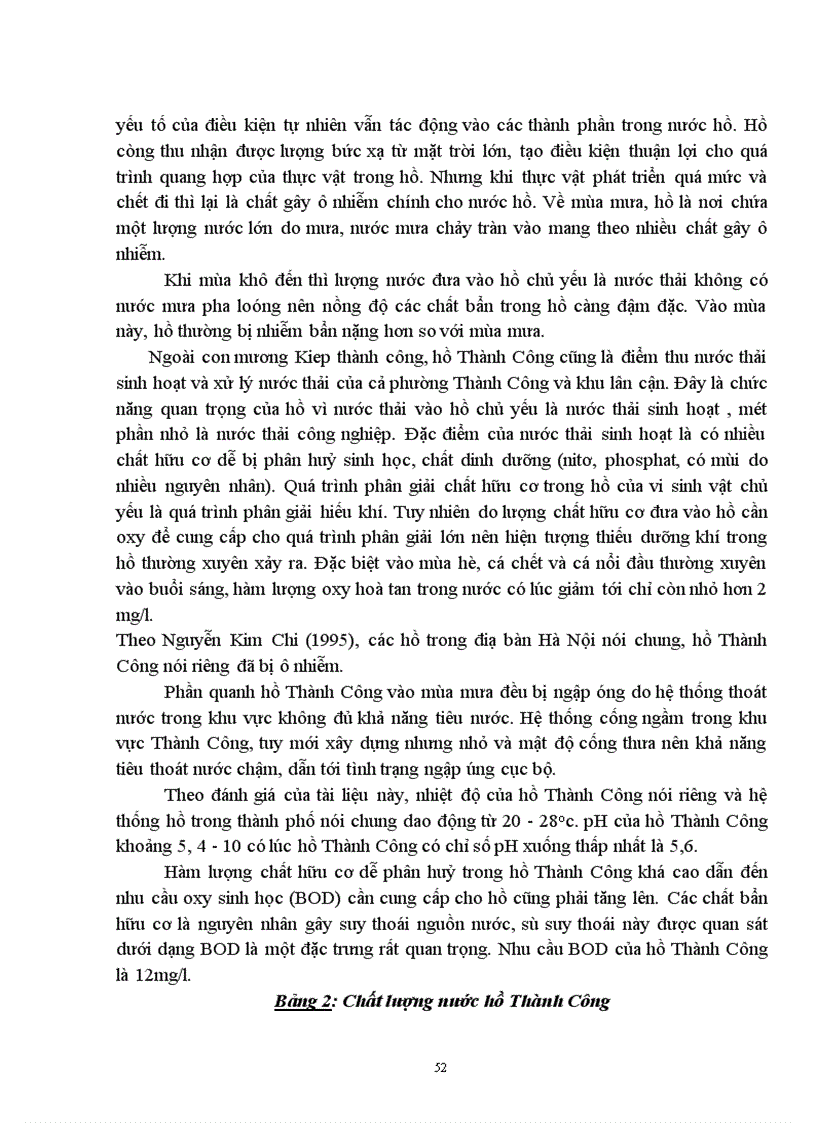 image for page Sử dụng hệ thống hồ sinh học kết hợp với hệ thống lọc qua hào đất để xử lý nước thải có nồng độ chất hữu cơ cao