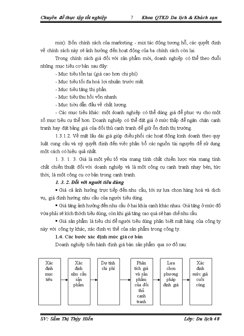 image for page Hoàn thiện chính sách giá trong chiến lược marketing - mix của Khách sạn Phương Đông