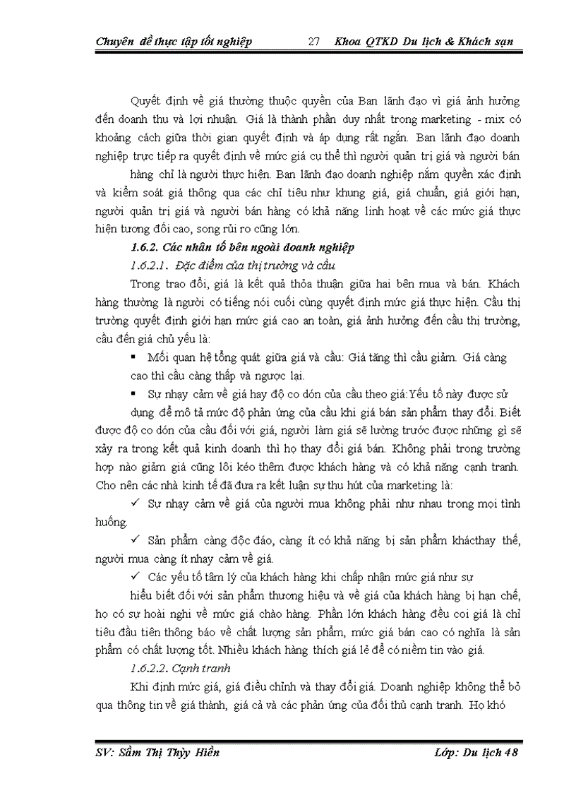 image for page Hoàn thiện chính sách giá trong chiến lược marketing - mix của Khách sạn Phương Đông