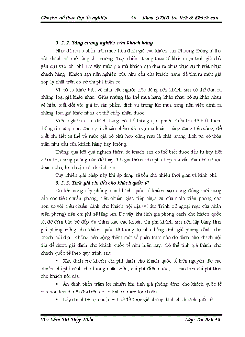 image for page Hoàn thiện chính sách giá trong chiến lược marketing - mix của Khách sạn Phương Đông