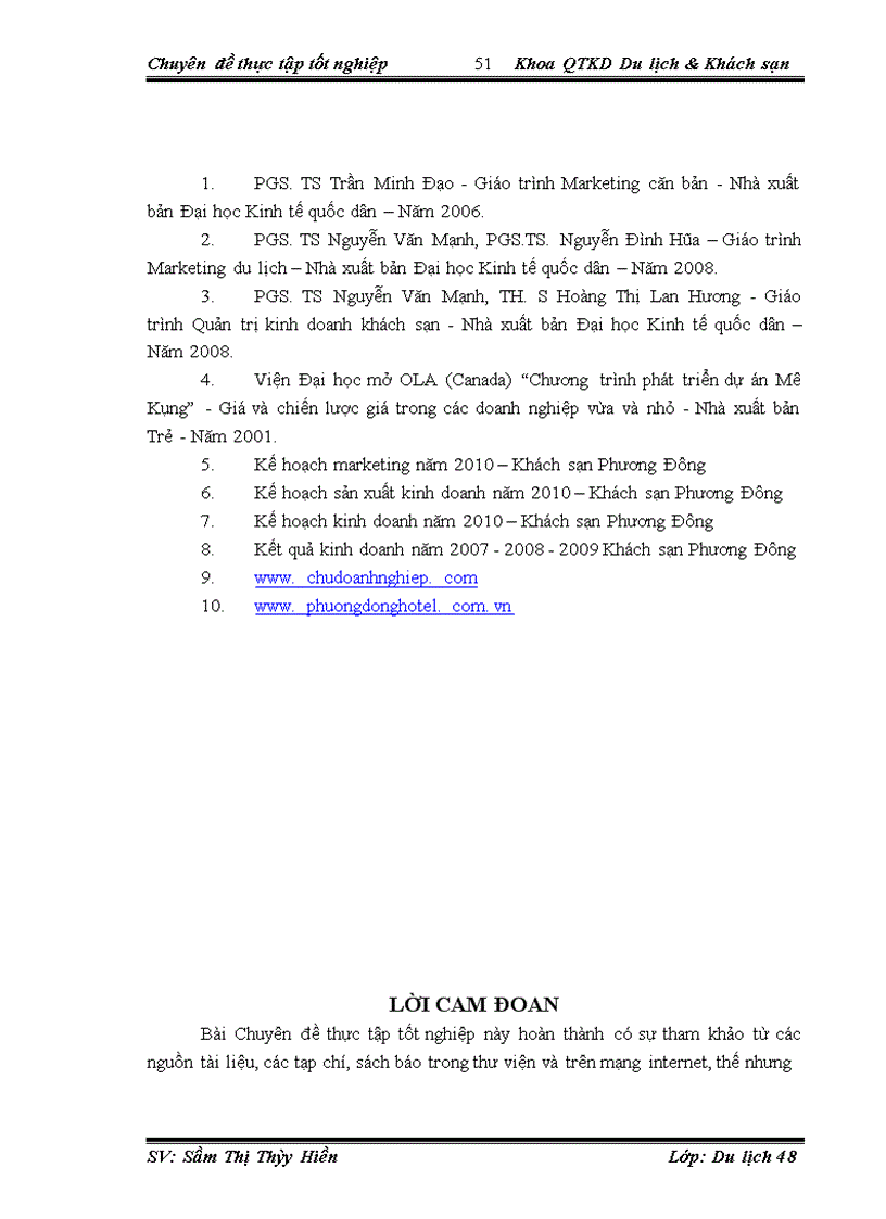 image for page Hoàn thiện chính sách giá trong chiến lược marketing - mix của Khách sạn Phương Đông