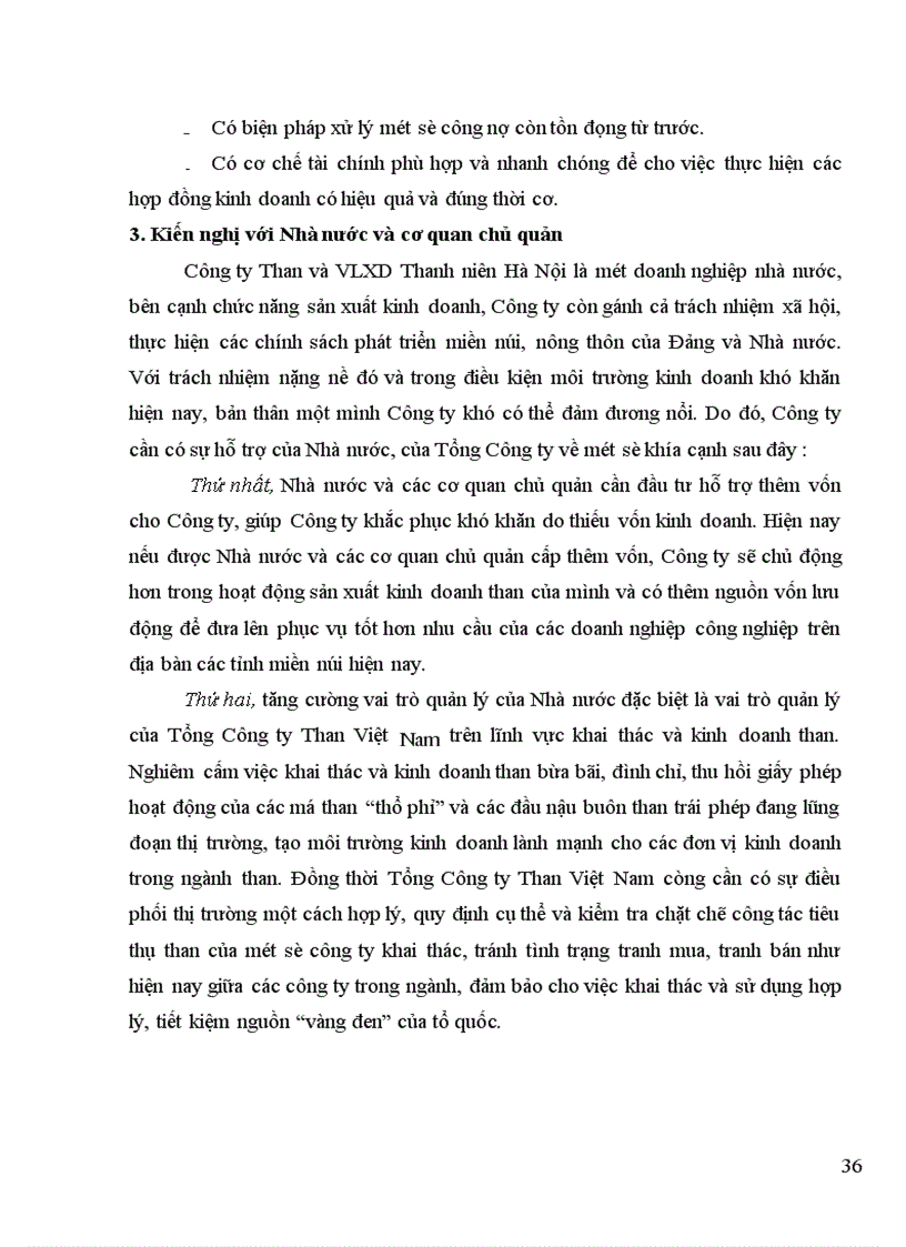 image for page Một số biện pháp nhằm nâng cao hiệu quả sản xuất kinh doanh của Công ty Than và VLXD Thanh niên Hà Nội