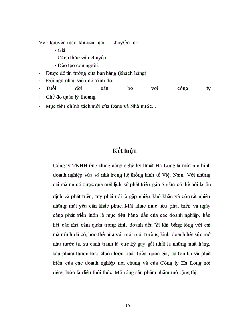 image for page Phương hướng và biện pháp phát triển công ty Hạ long