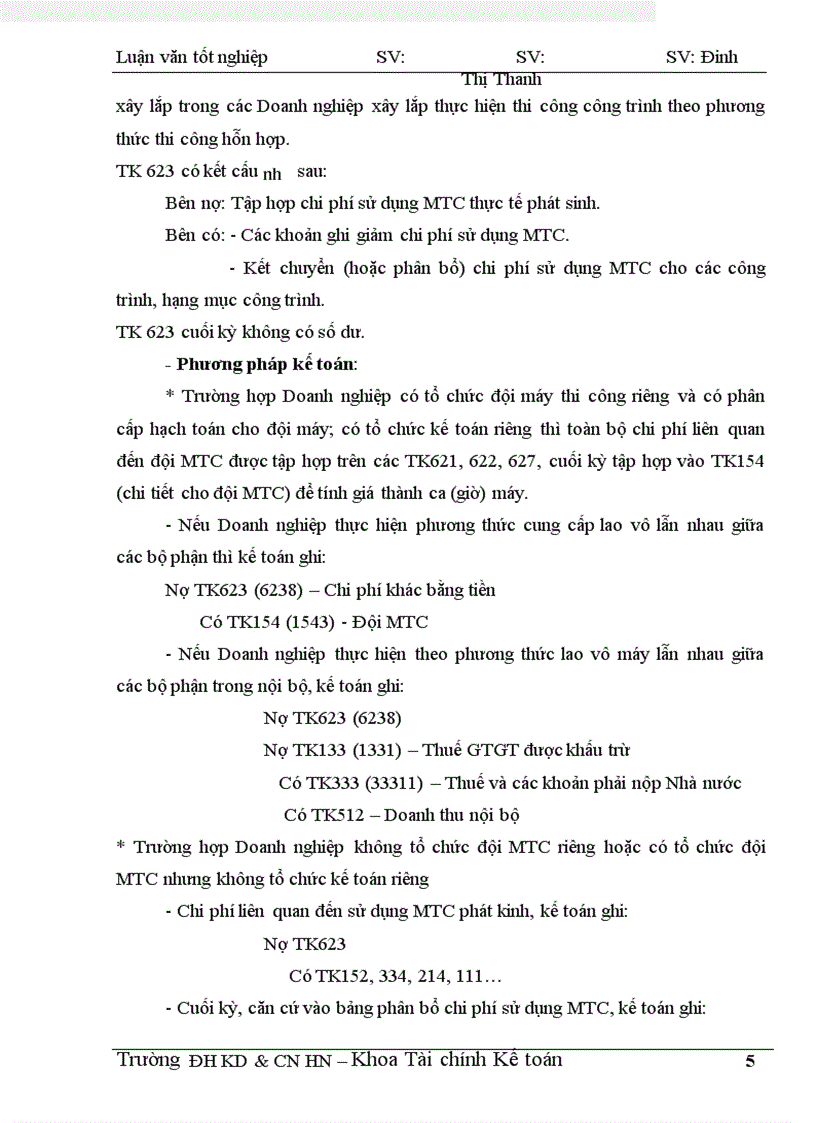 image for page Kế toán tập hợp CPSX và tính giá thành sản phẩm trong doanh nghiệp xây lắp