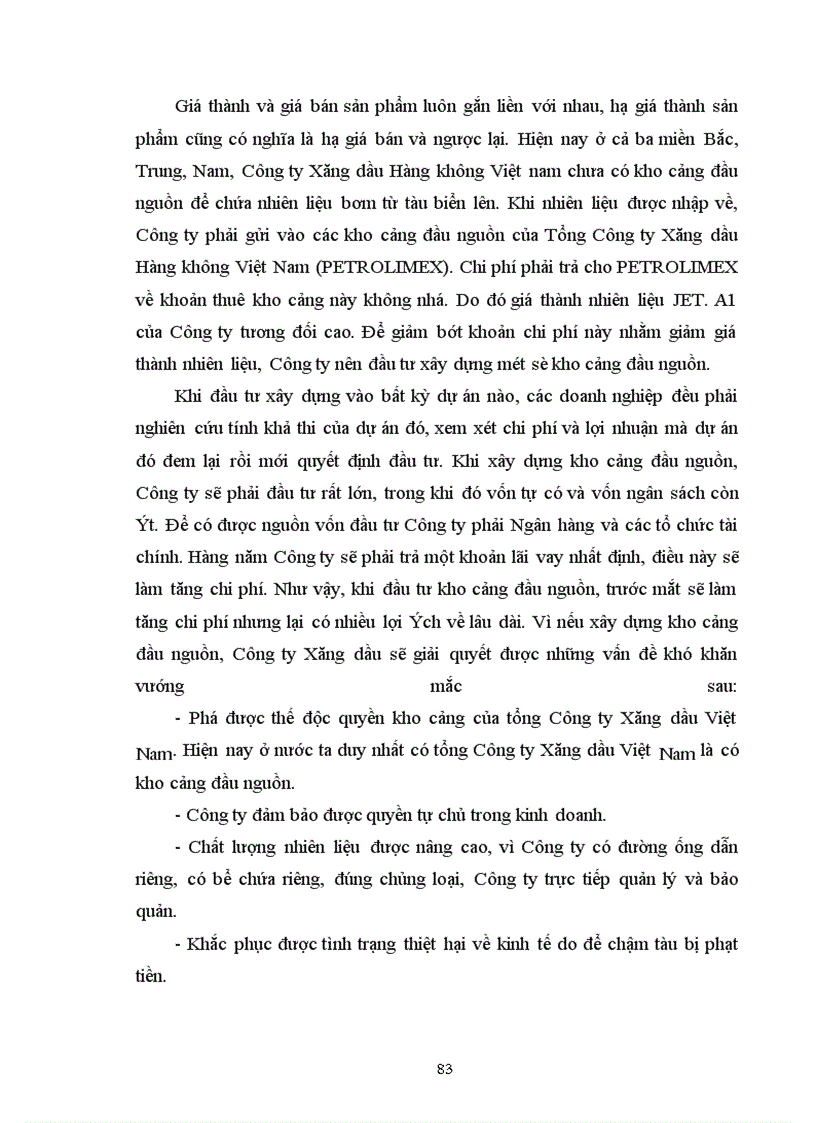 image for page Phân tích hiệu quả hoạt động kinh doanh của Công ty Xăng dầu Hàng không Việt Nam