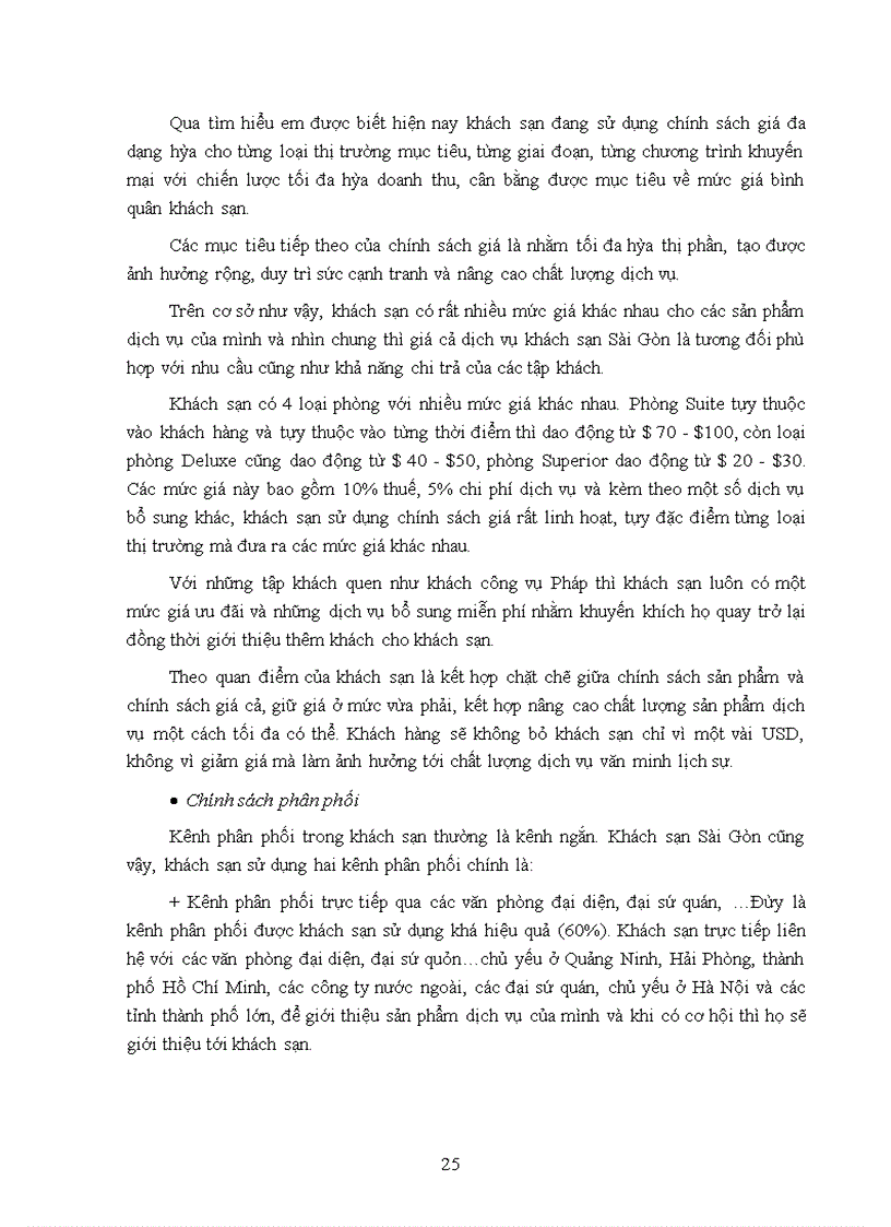 image for page Giải pháp marketing_mix nhằm thu hút khách du lịch quốc tế đến với khách sạn Sài Gòn.