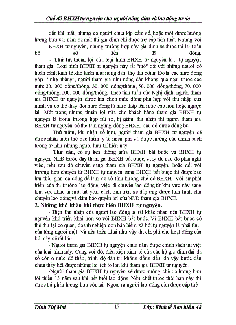 image for page Chế độ BHXH tự nguyện cho người nông dân và lao động tự do