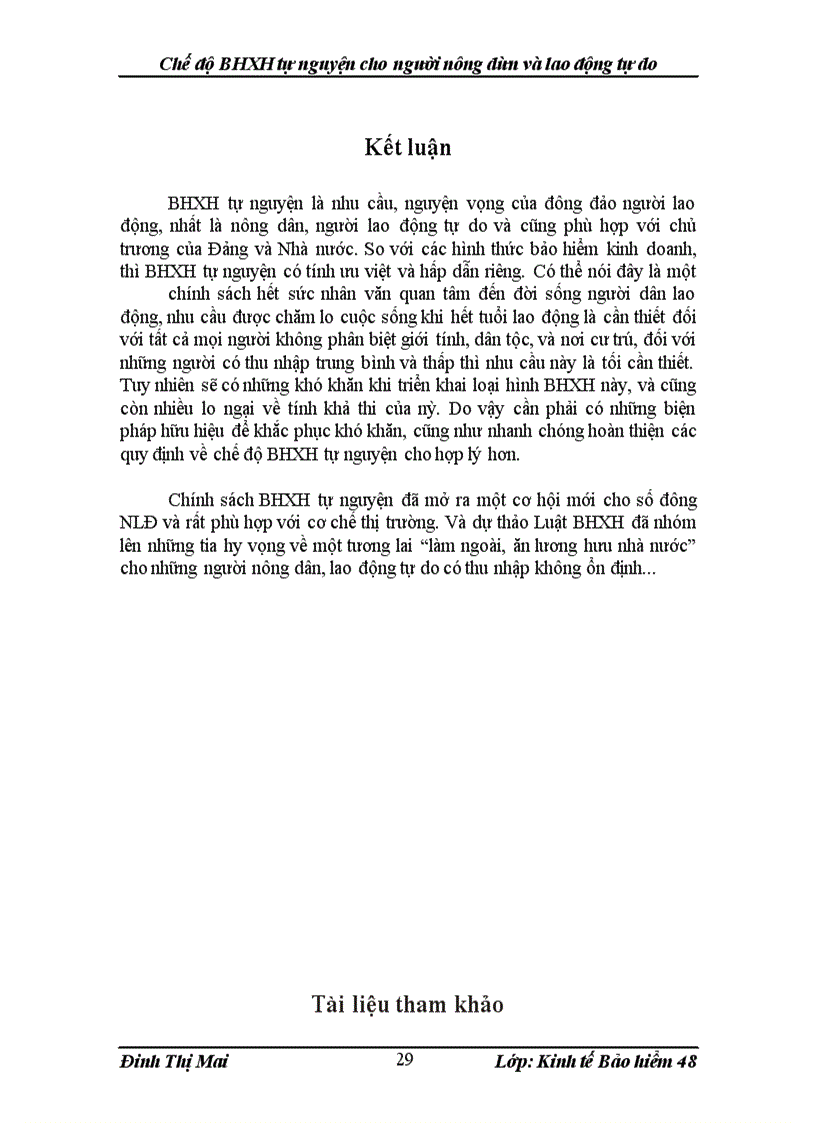 image for page Chế độ BHXH tự nguyện cho người nông dân và lao động tự do