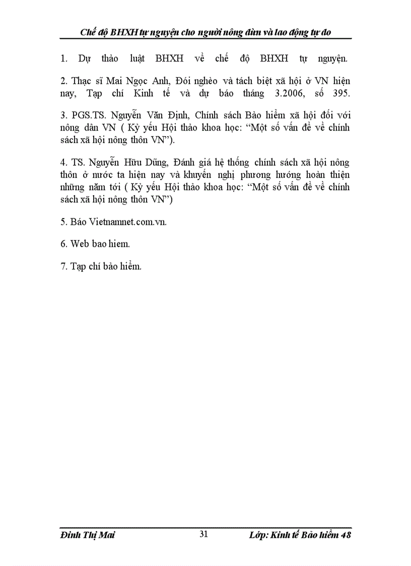 image for page Chế độ BHXH tự nguyện cho người nông dân và lao động tự do