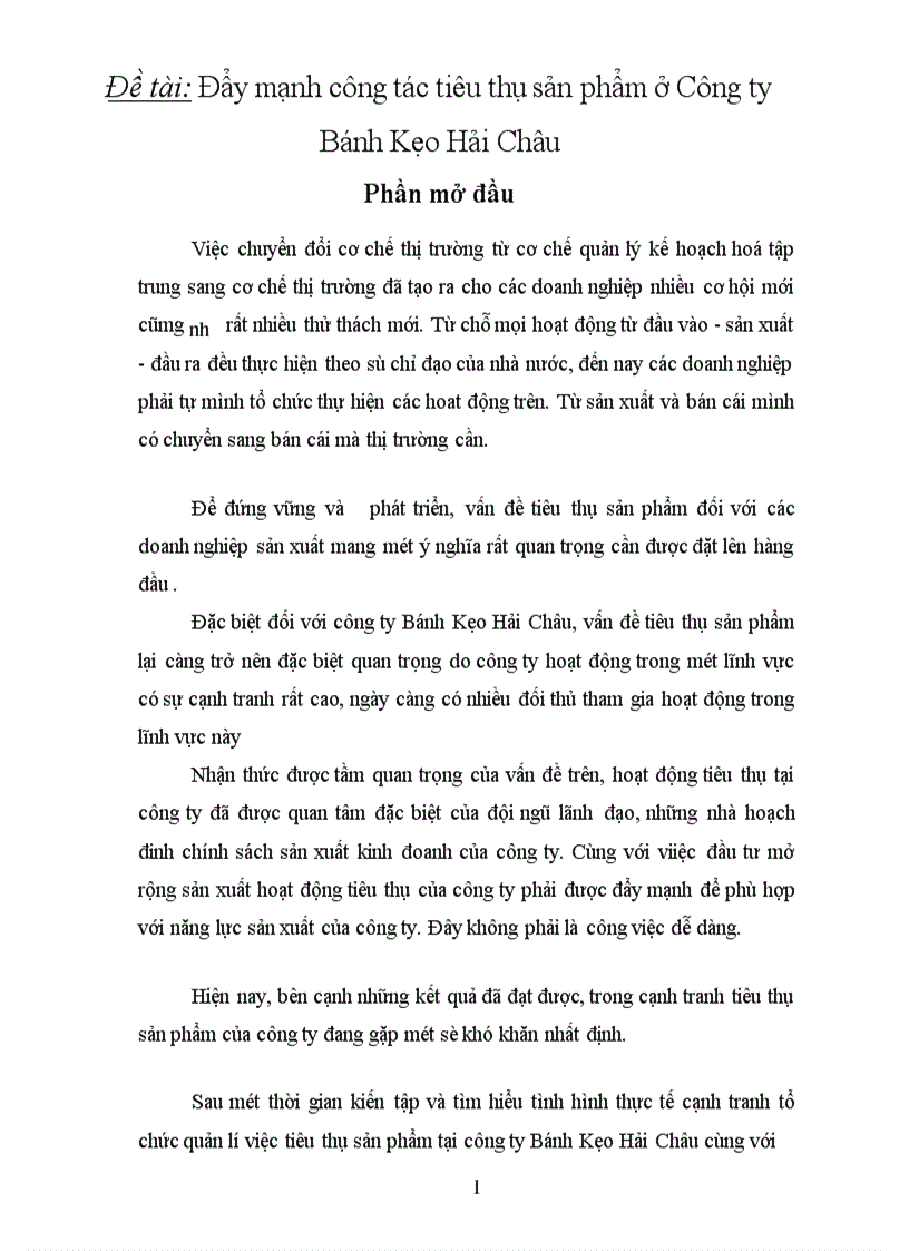 image for page Đẩy mạnh công tác tiêu thụ sản phẩm tại công ty bánh kẹo Hải Châu