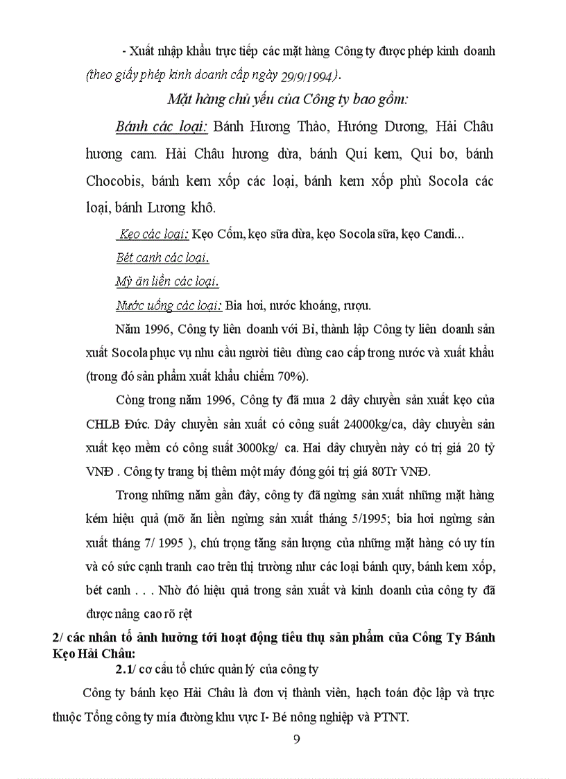 image for page Đẩy mạnh công tác tiêu thụ sản phẩm tại công ty bánh kẹo Hải Châu