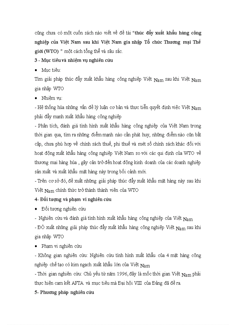 image for page Thúc đẩy xuất khẩu hàng công nghiệp Việt Nam sau khi Việt Nam gia nhập Tổ chức Thương mại Thế giới (WTO)